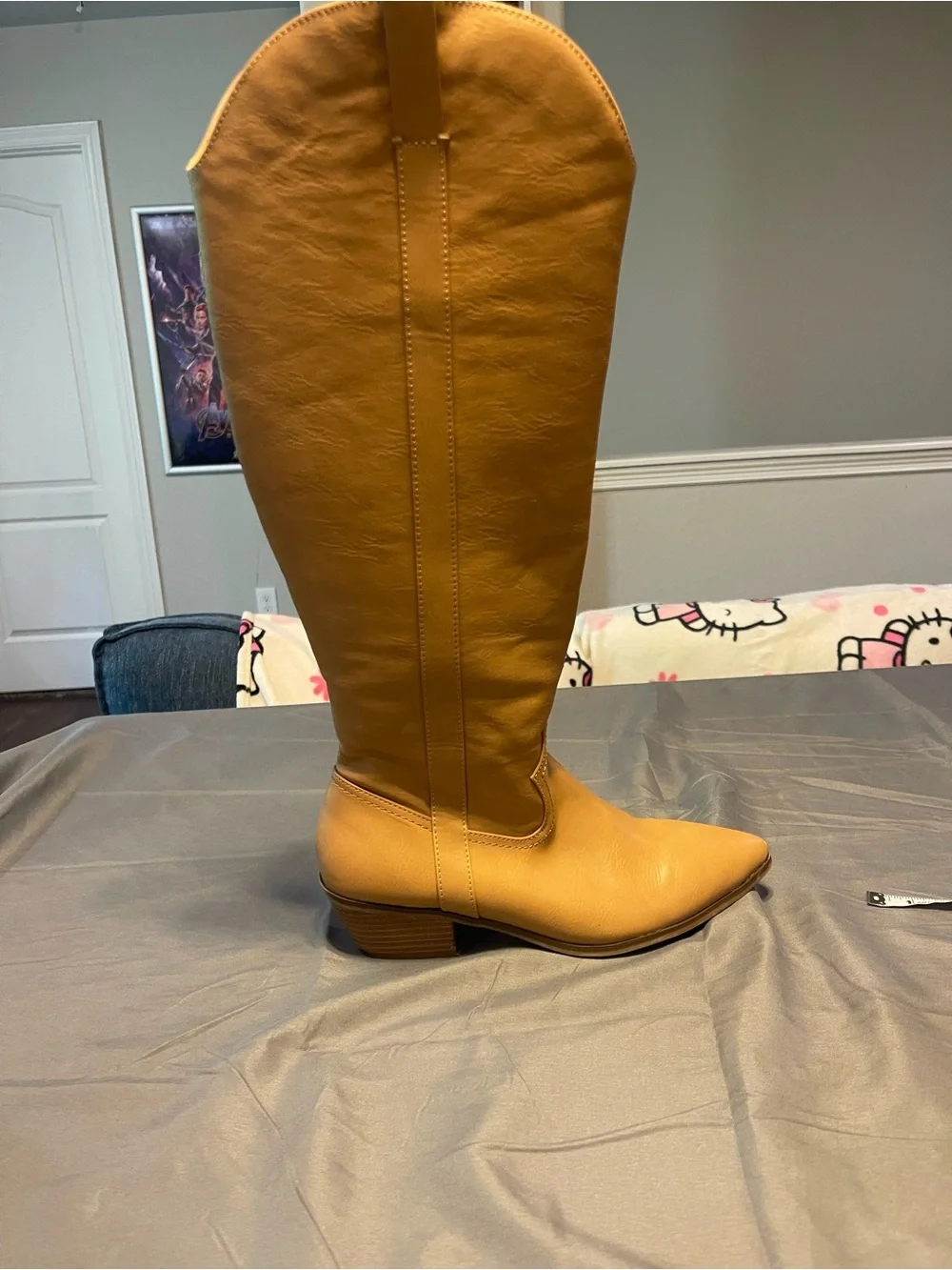 Target Women's Tan Over-the-Knee Western Pull-On Boots